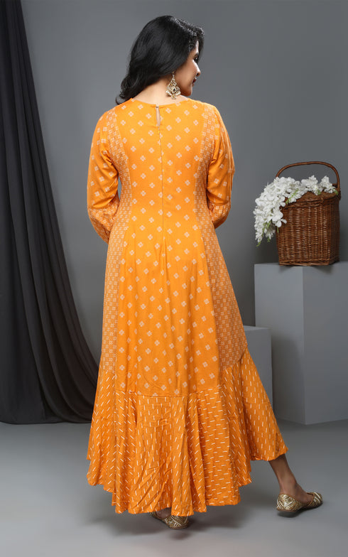 YELLOW COIN DRESS